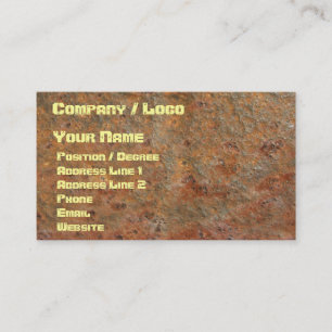 Rusty Business Card