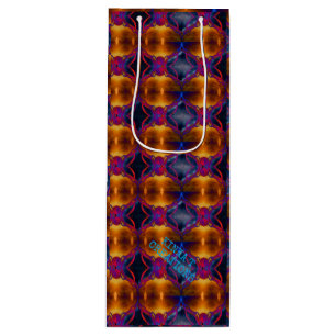 Rusty Butterfly Wine Gift Bag