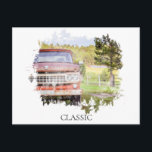 *~* Rusty Classic Vintage Antique Painting TRUCK Postcard<br><div class="desc">POST CARD POSTCARD - CLASSIC CARS RETRO - Grunge style Digital Enhanced Paintings - PERSONALIZE TEXT IF DESIRED. - OLD rusty Classic TRUCK in a field with trees. The background Frame is WHITE. The word CLASSIC can be edited to your liking or Deleted. Energetically Enhanced Digital Enhanced Photo Paintings of...</div>