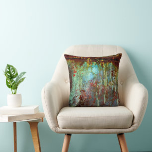 Rusty colorful pillow. cushion