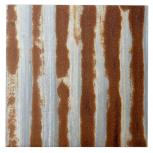 Rusty Corrugated Metal Industrial Sheet Iron Tile