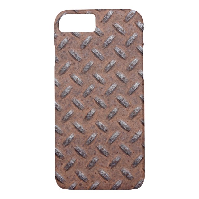 rusty diamond plate Case-Mate iPhone case (Back)