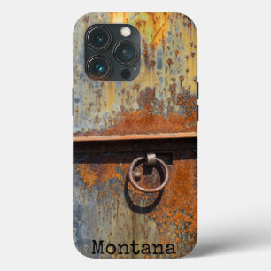 Rusty Door Custom Name iPhone 13 Pro Case
