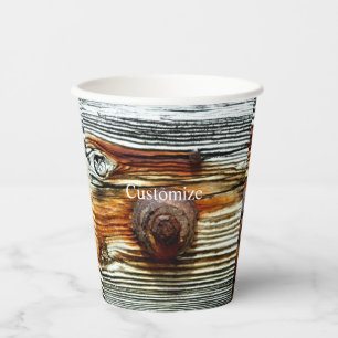 Rusty driftwood grey Thunder_Cove Paper Cups