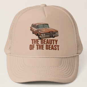 Rusty Edsel station wagon Trucker Hat