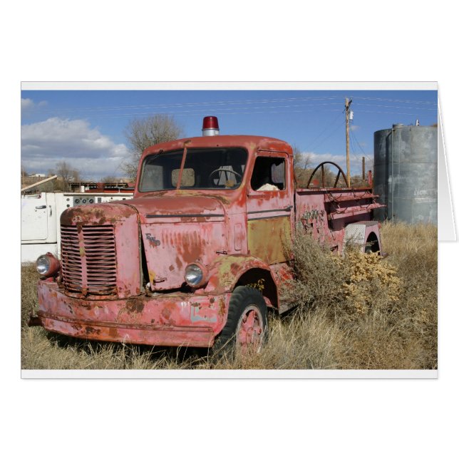 Rusty Fire Truck (Front Horizontal)