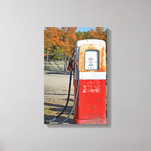 Rusty Gas Pump Canvas Print