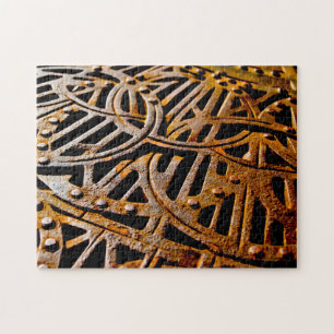 Rusty Grate Jigsaw Puzzle