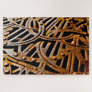 Rusty Grate Jigsaw Puzzle