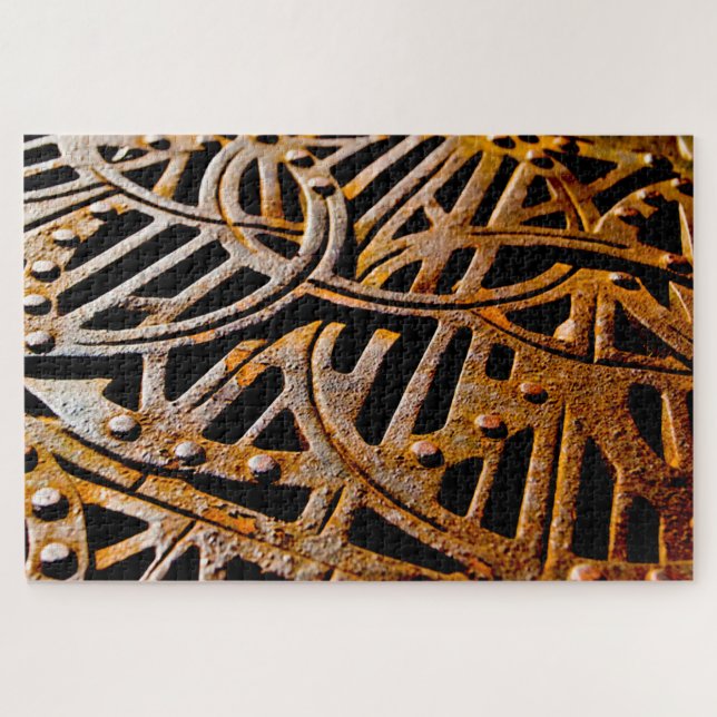 Rusty Grate Jigsaw Puzzle (Horizontal)