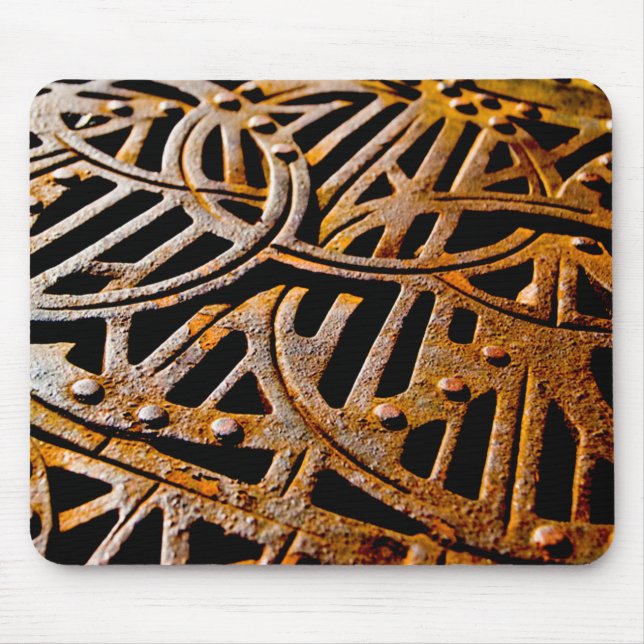 Rusty Grate Mouse Mat (Front)