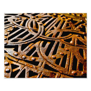 Rusty Grate Photo Print