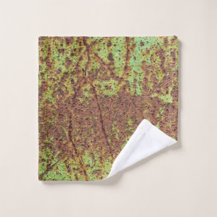 Rusty green looking wash cloth