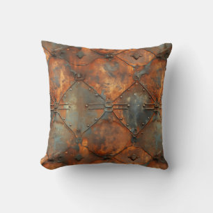 Rusty Iron Throw Pillow