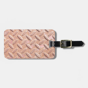 Rusty Iron Tread Luggage Tag