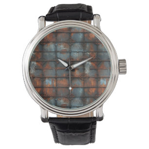 Rusty Iron Wall Clock Watch