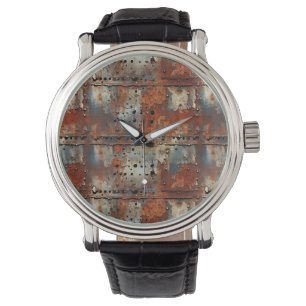 Rusty Iron Wall Clock Watch