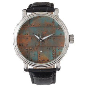 Rusty Iron Wall Clock Watch
