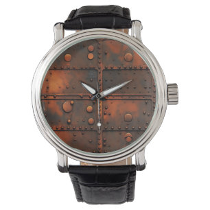 Rusty Iron Wall Clock Watch