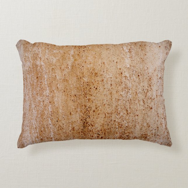 Rusty iron wall, texture detail. decorative cushion (Front)