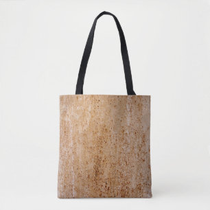 Rusty iron wall, texture detail. tote bag