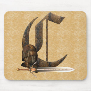 Rusty Knights Initial C Mouse Mat