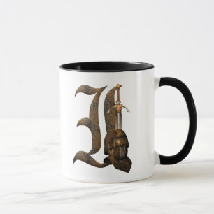 Rusty Knights Initial I Mug