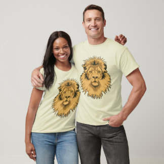 Rusty Lion Head Organic T-Shirt