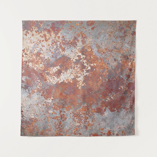 Rusty metal background tapestry (Front)