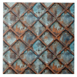 Rusty Metal Ceramic Tile