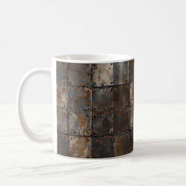 Rusty Metal Coffee Mug (Left)