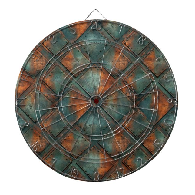 Rusty Metal Dartboard (Front)