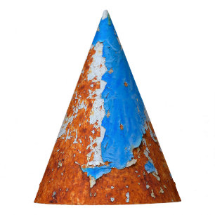 Rusty Metal: Grunge Textures Pattern Party Hat