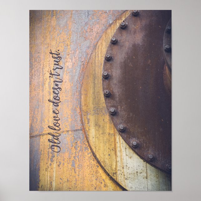 Rusty metal object  poster (Front)