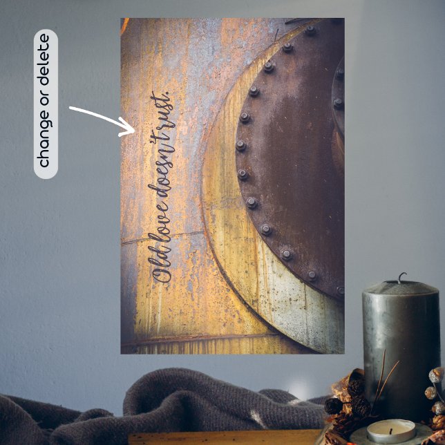 Rusty metal object  poster (Creator Uploaded)