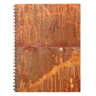 rusty metal panel texture background notebook