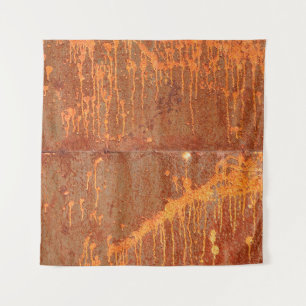 rusty metal panel texture background tapestry