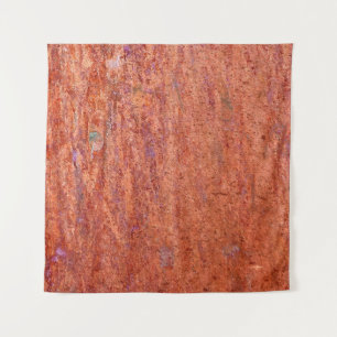 Rusty metal plate etched by corrosionabstract, age tapestry