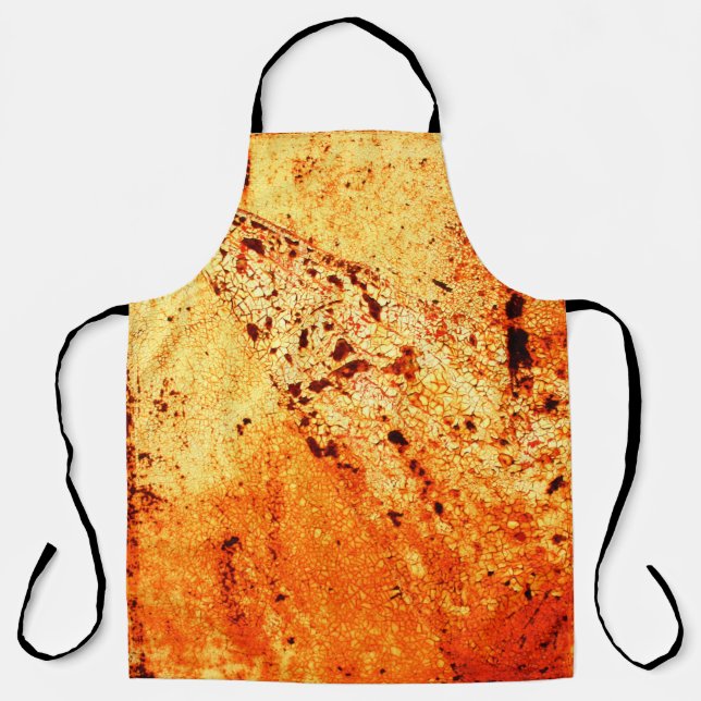 Rusty metal surfaceabstract, aging, home decor, bu apron (Front)
