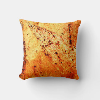 Rusty metal surfaceabstract, aging, home decor, bu cushion