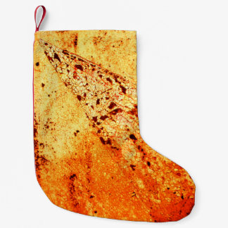 Rusty metal surfaceabstract, aging, home decor, bu small christmas stocking