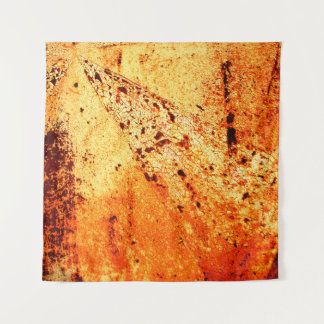 Rusty metal surfaceabstract, aging, home decor, bu tapestry