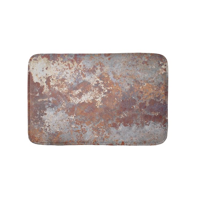 Rusty Metal Texture Background Bath Mat (Front)