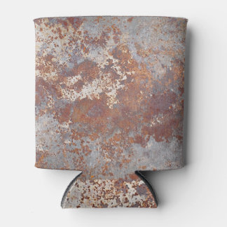 Rusty Metal Texture Background Can Cooler