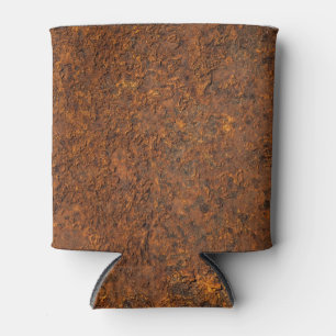 Rusty Metal: Textured Iron Aesthetics. Can Cooler
