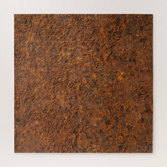 Rusty Metal: Textured Iron Aesthetics. Jigsaw Puzzle (Vertical)