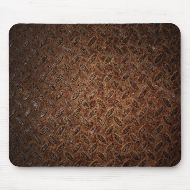 Rusty Metal Tread Mouse Mat (Front)