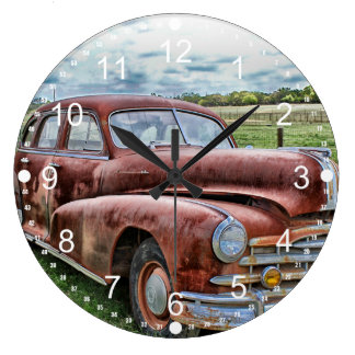 Classic Car Wall Clocks Zazzle Co Uk