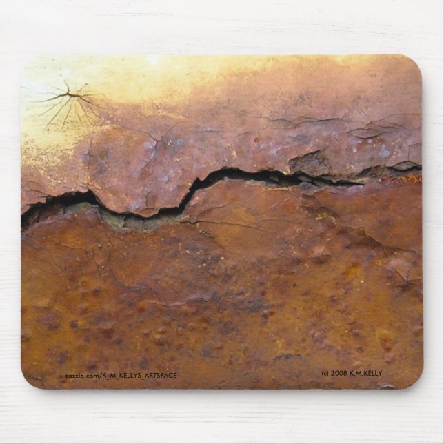 RUSTY OLD MOUSEPAD. MOUSE MAT (Front)