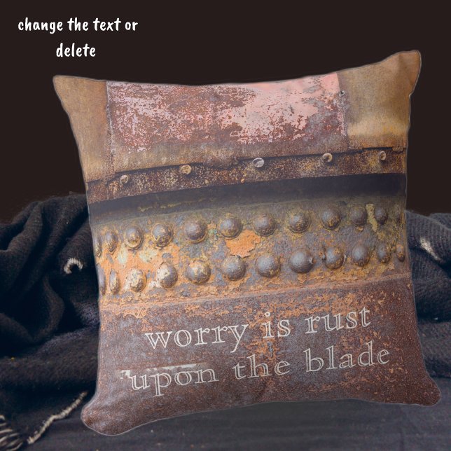 Rusty pink brown metal cushion (Creator Uploaded)